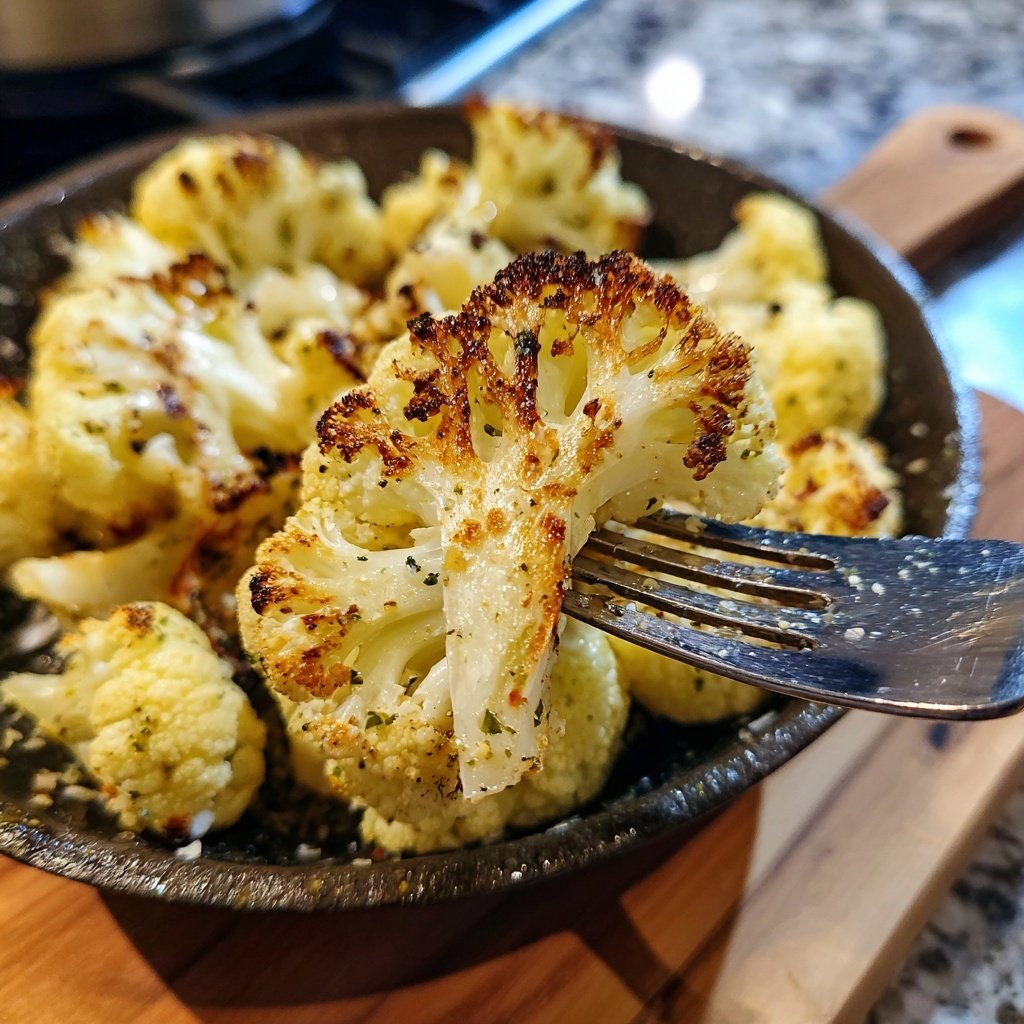 Blumenkohl aus der Pfanne