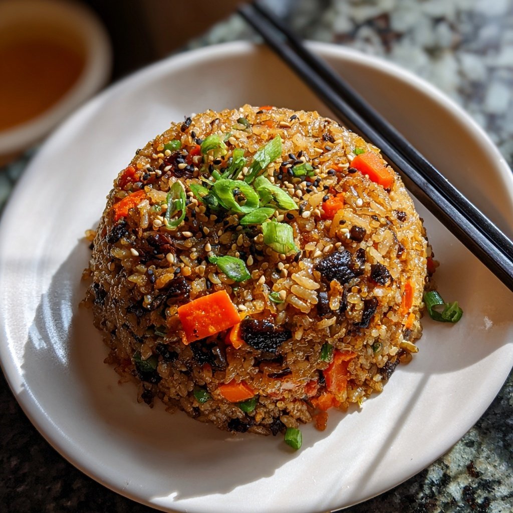 Gebratener Reis mit Sesamöl