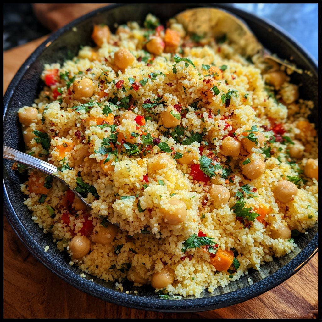 Couscous mit Kichererbsen