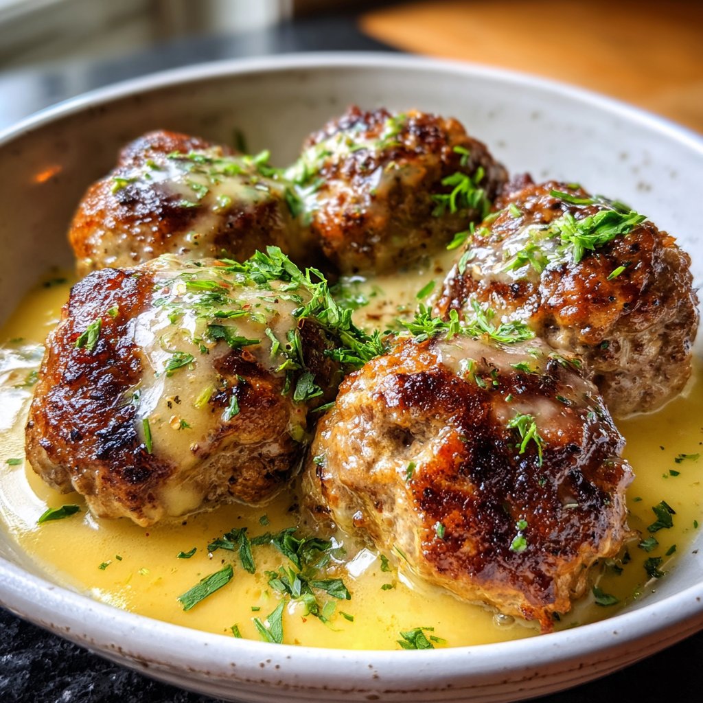 Kalbsmedaillons mit Zitronensauce