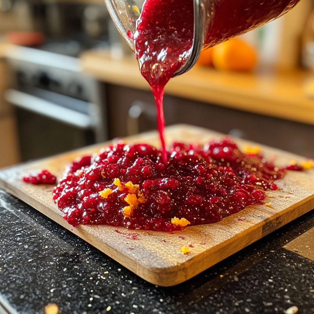 Hausgemachte Orangen-Cranberry-Soße