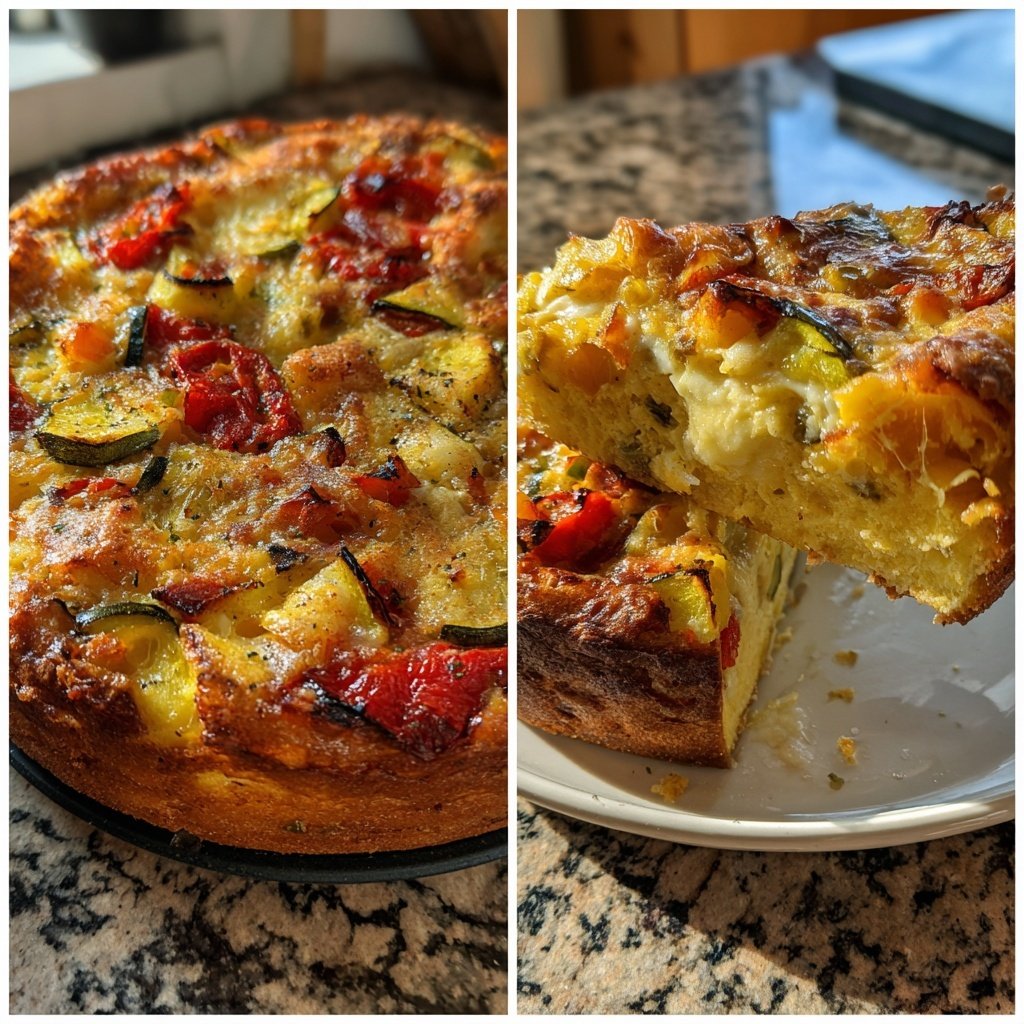 Gemüseauflauf mit Paprika