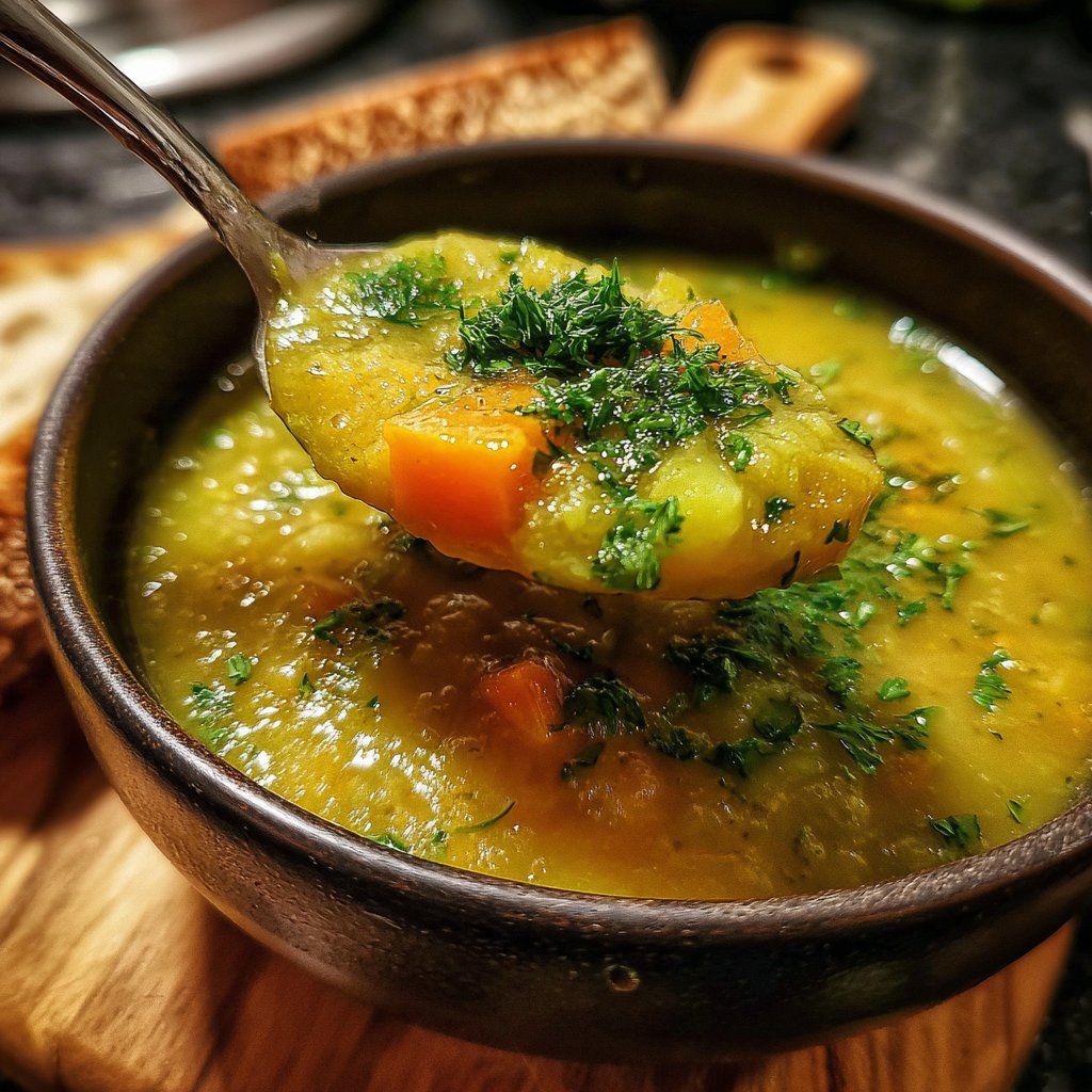 Linsensuppe mit Ingwer