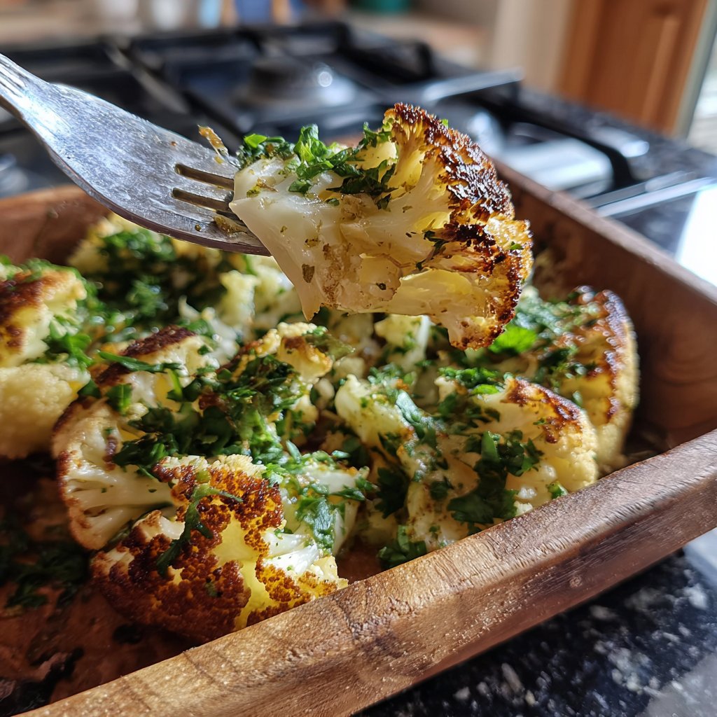 Blumenkohl mit Petersilie