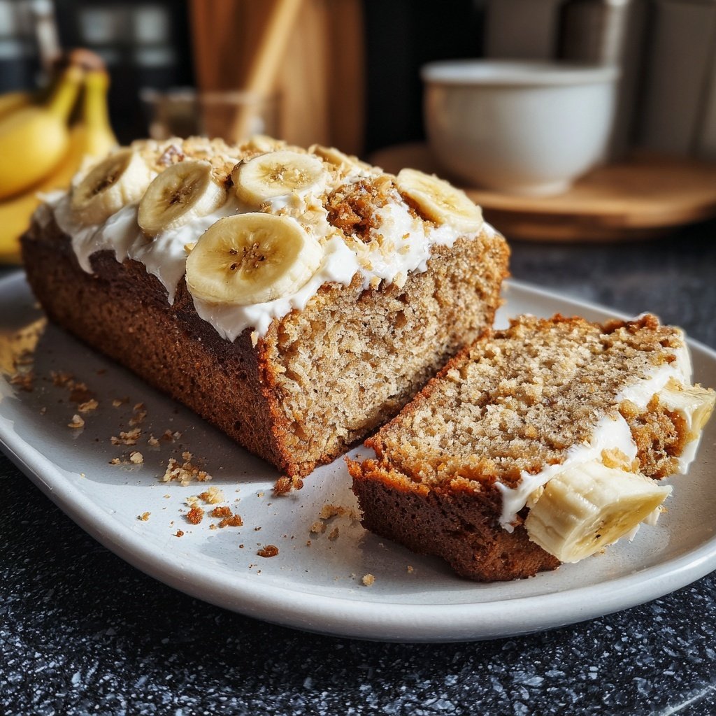 Bananenkuchen mit Joghurt