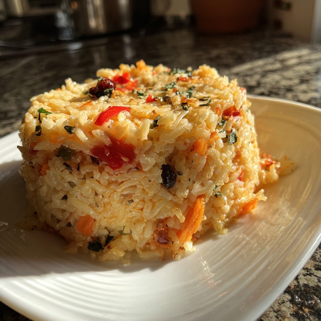 Abendessen mit Reisgericht