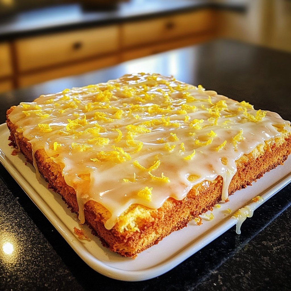 Zitronenkuchen klassisch einfach