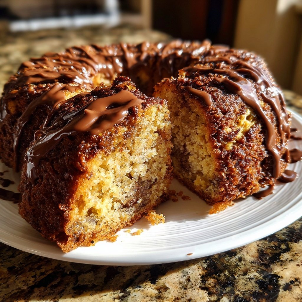 Bananenkuchen mit Kakao